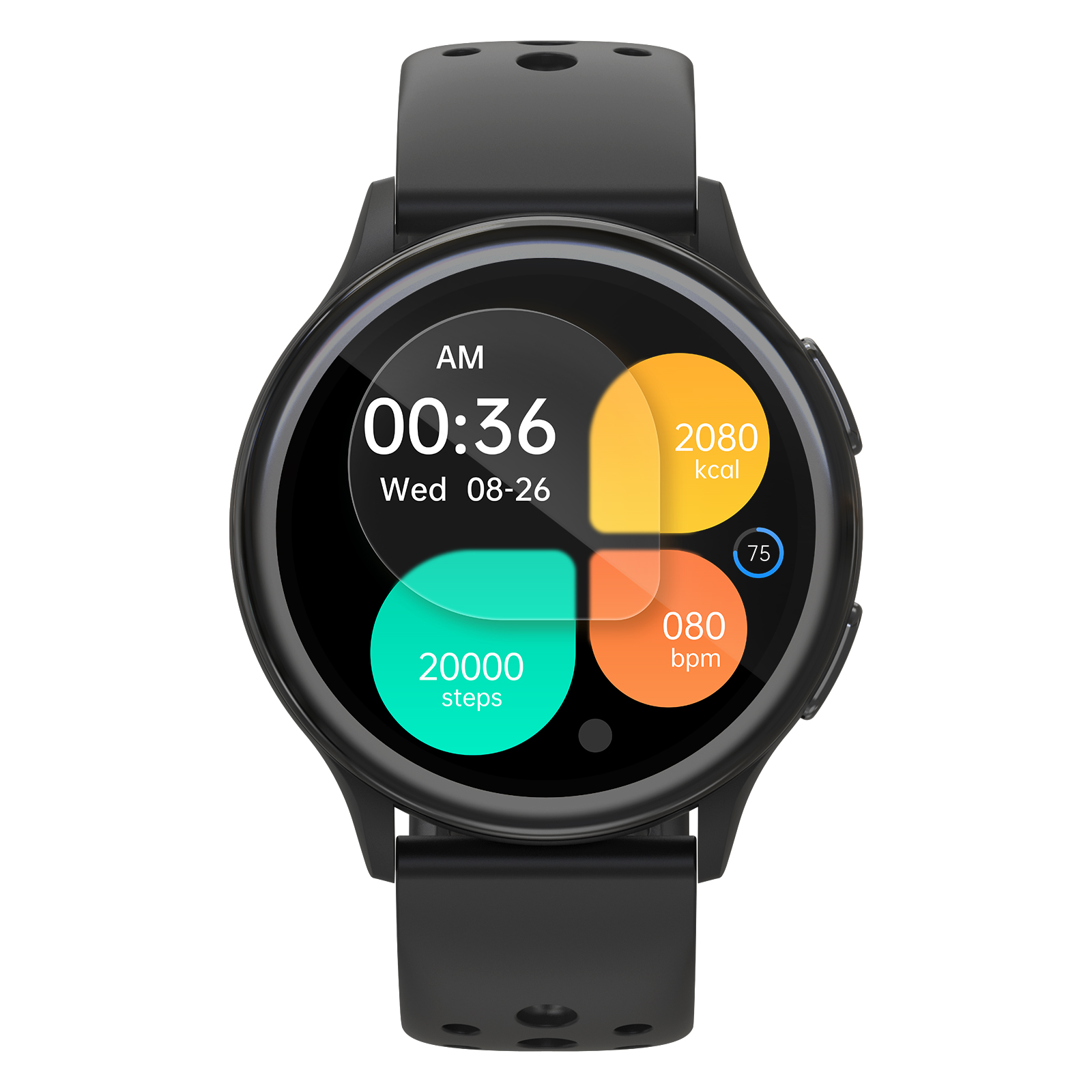 Elegant Round Smart Watch for Women with Call, Health & Fitness Features