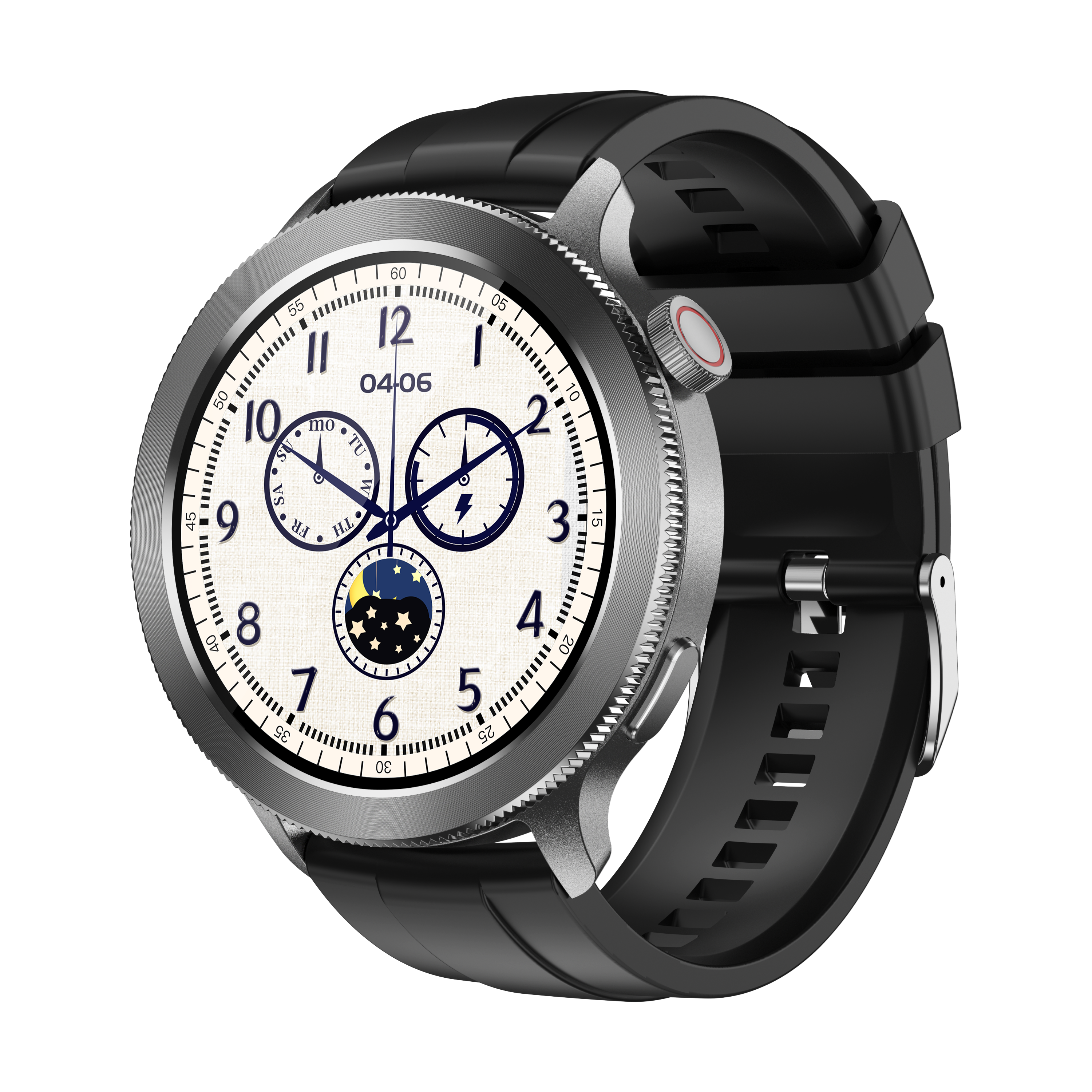 Premium Men's Smart Watch with Replaceable Bezels and AMOLED Display