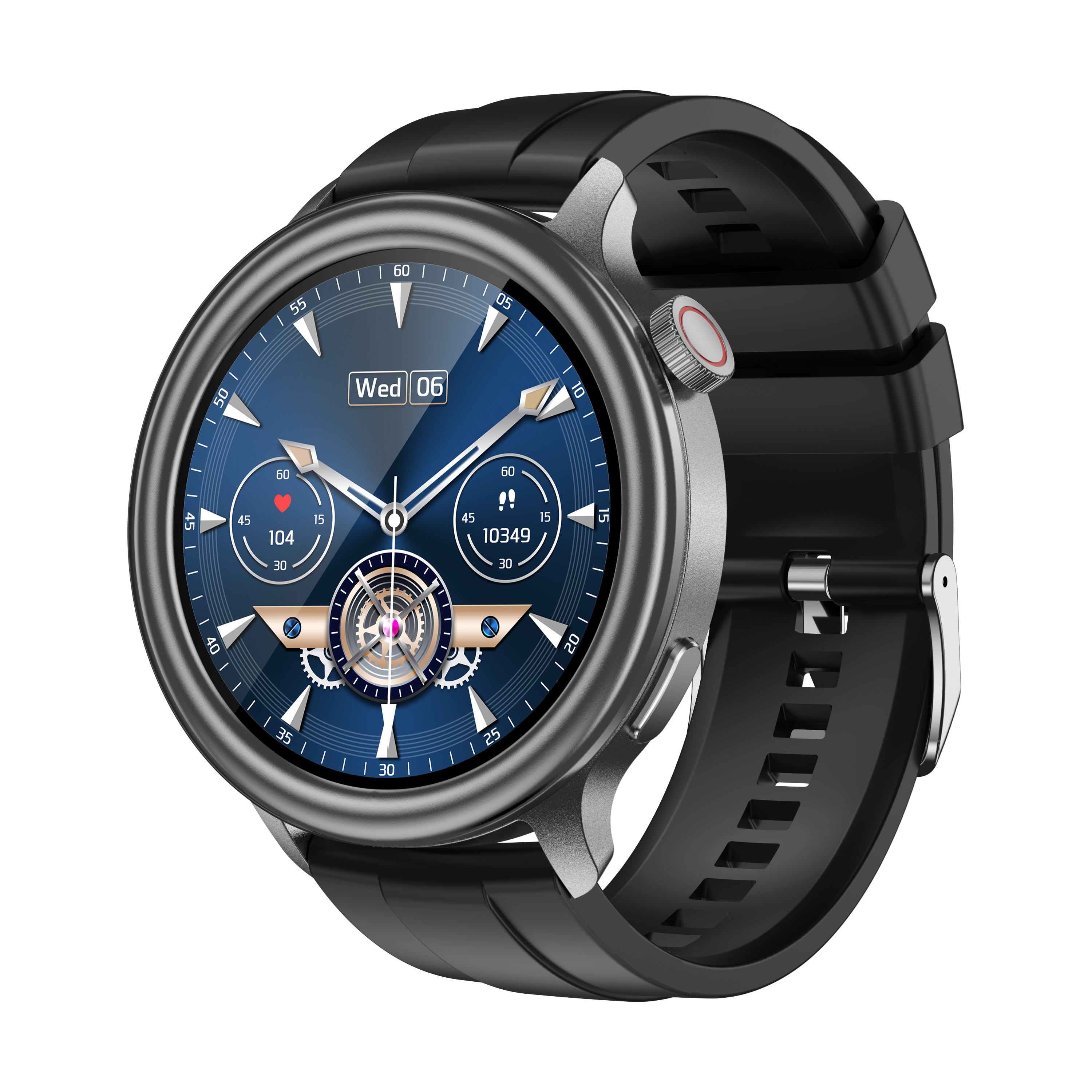 Premium Men's Smartwatch with Interchangeable Bezels and AMOLED Display