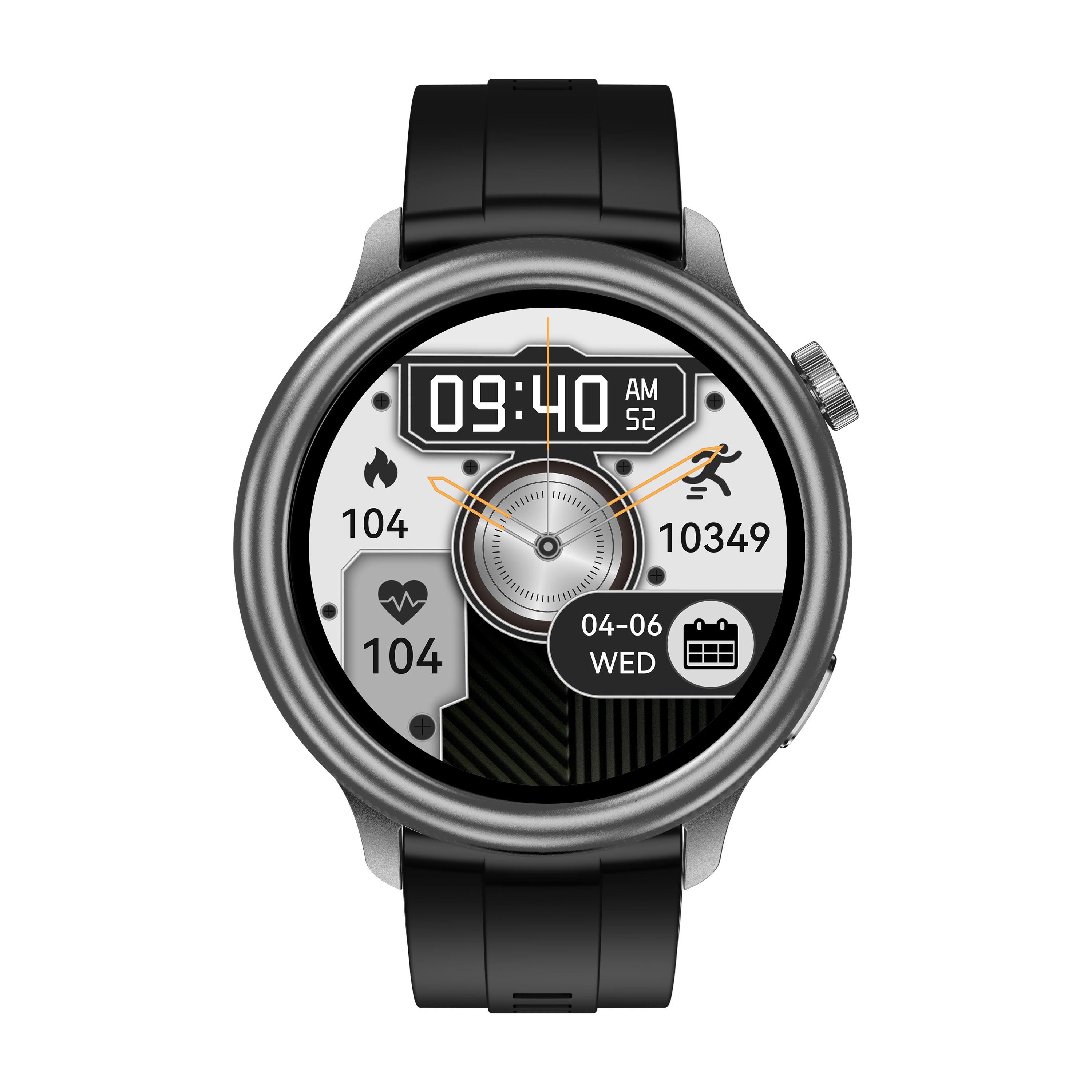 Premium Men's Smartwatch with Interchangeable Bezels and AMOLED Display