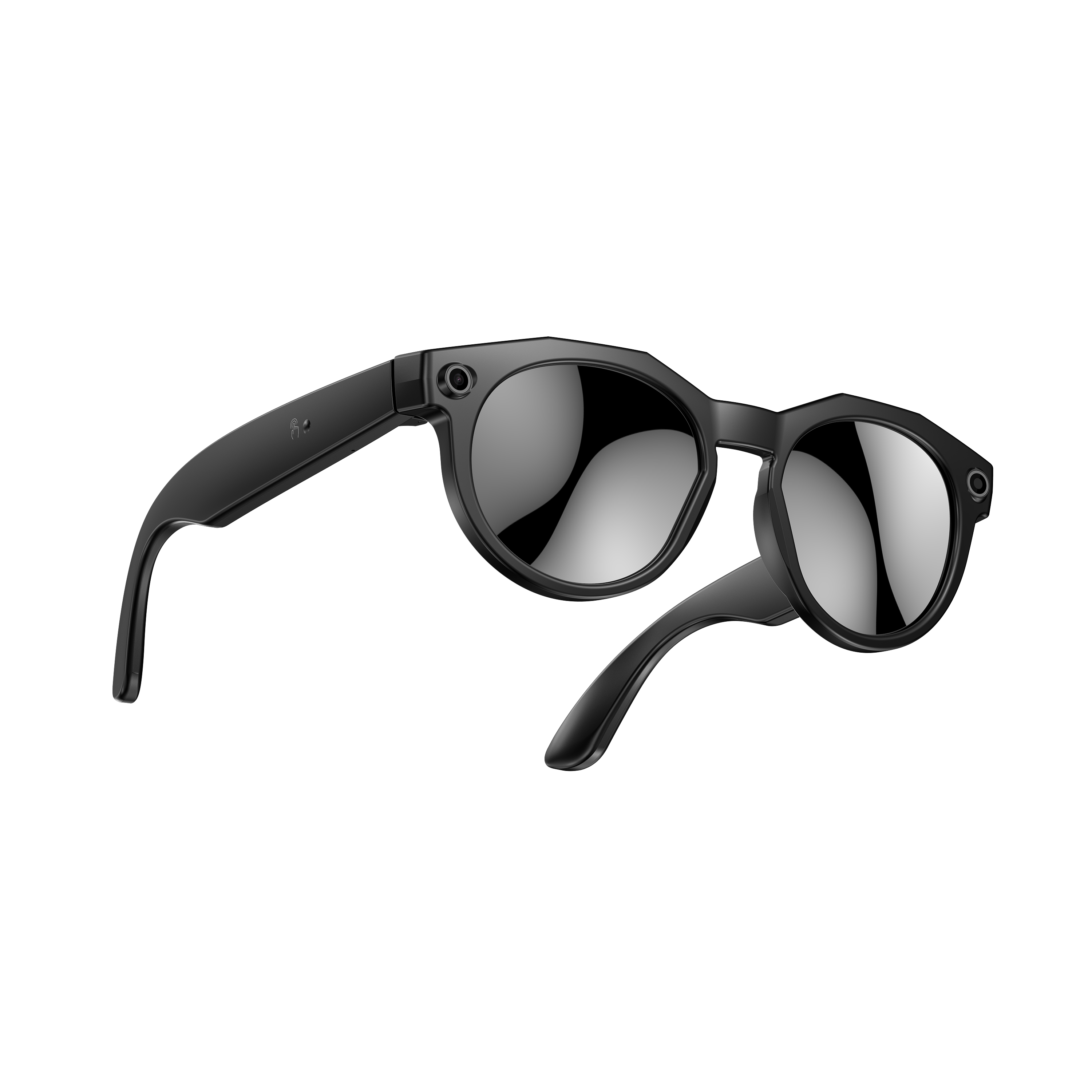 AI Smart Glasses with Voice Control, HD Camera, Translation, and Music Playback