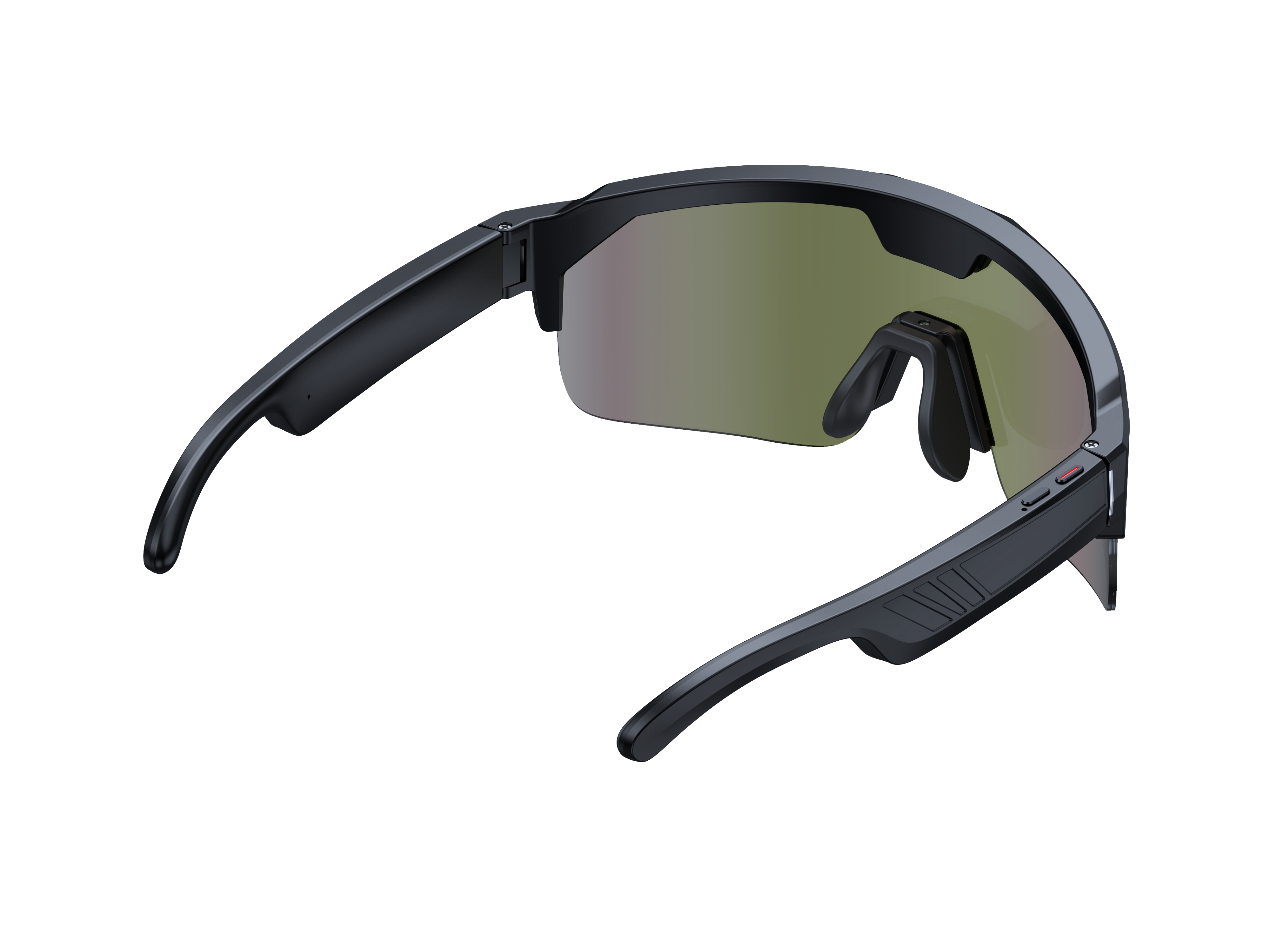 AI Smart Sports Glasses with 8MP Camera, Voice Assistant, and HD Video Recording