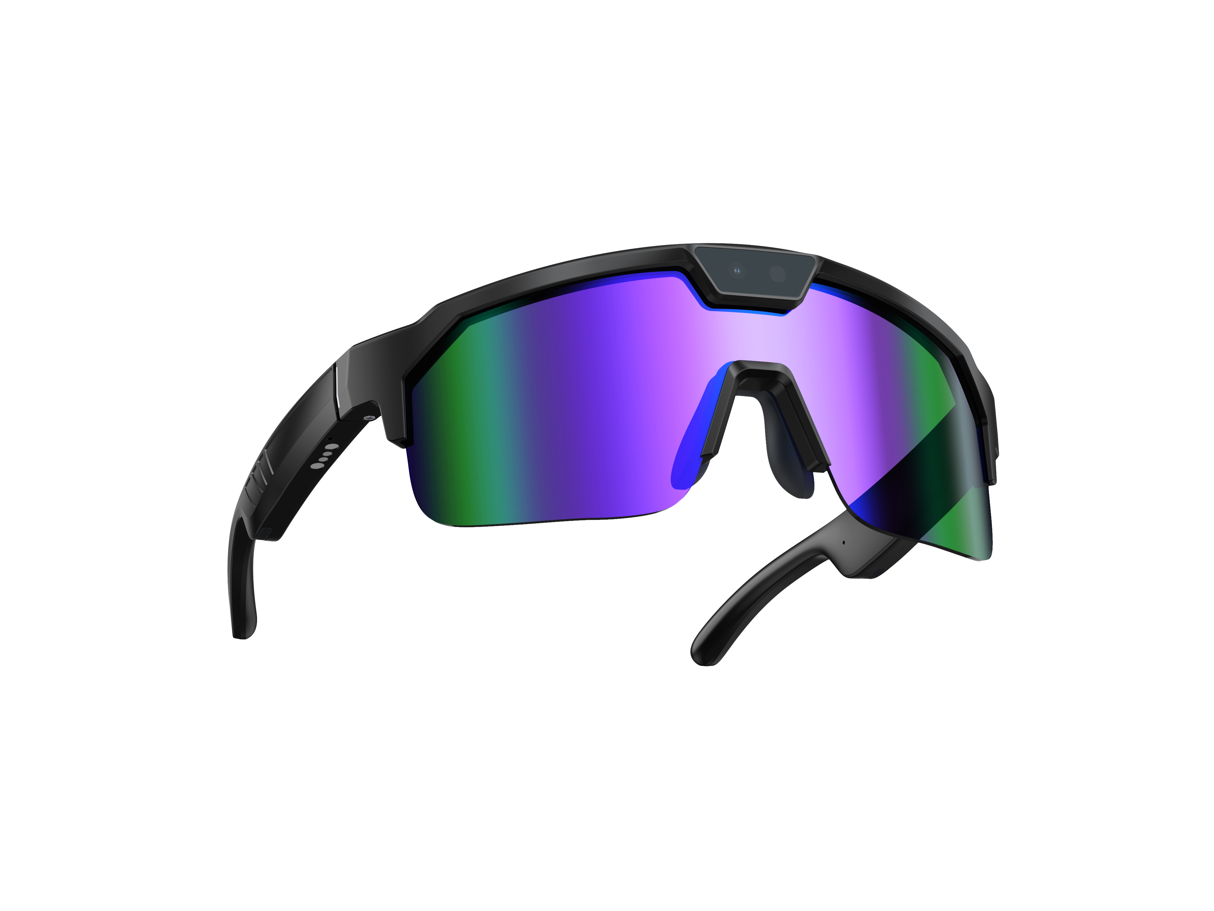 AI Smart Sports Glasses with 8MP Camera, Voice Assistant, and HD Video Recording