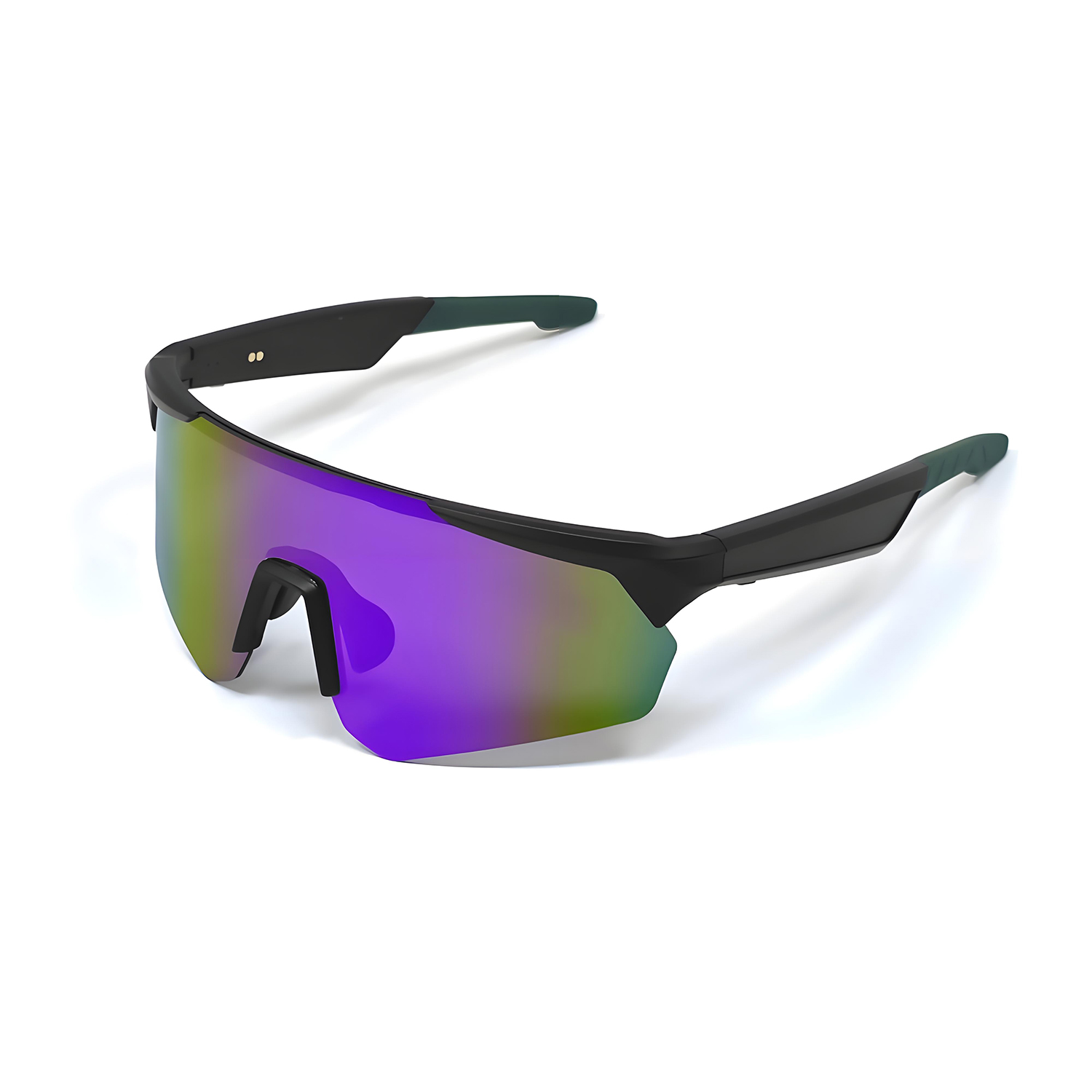 Smart Bluetooth Audio Cycling Sunglasses with UV400 Lens & Dual Battery
