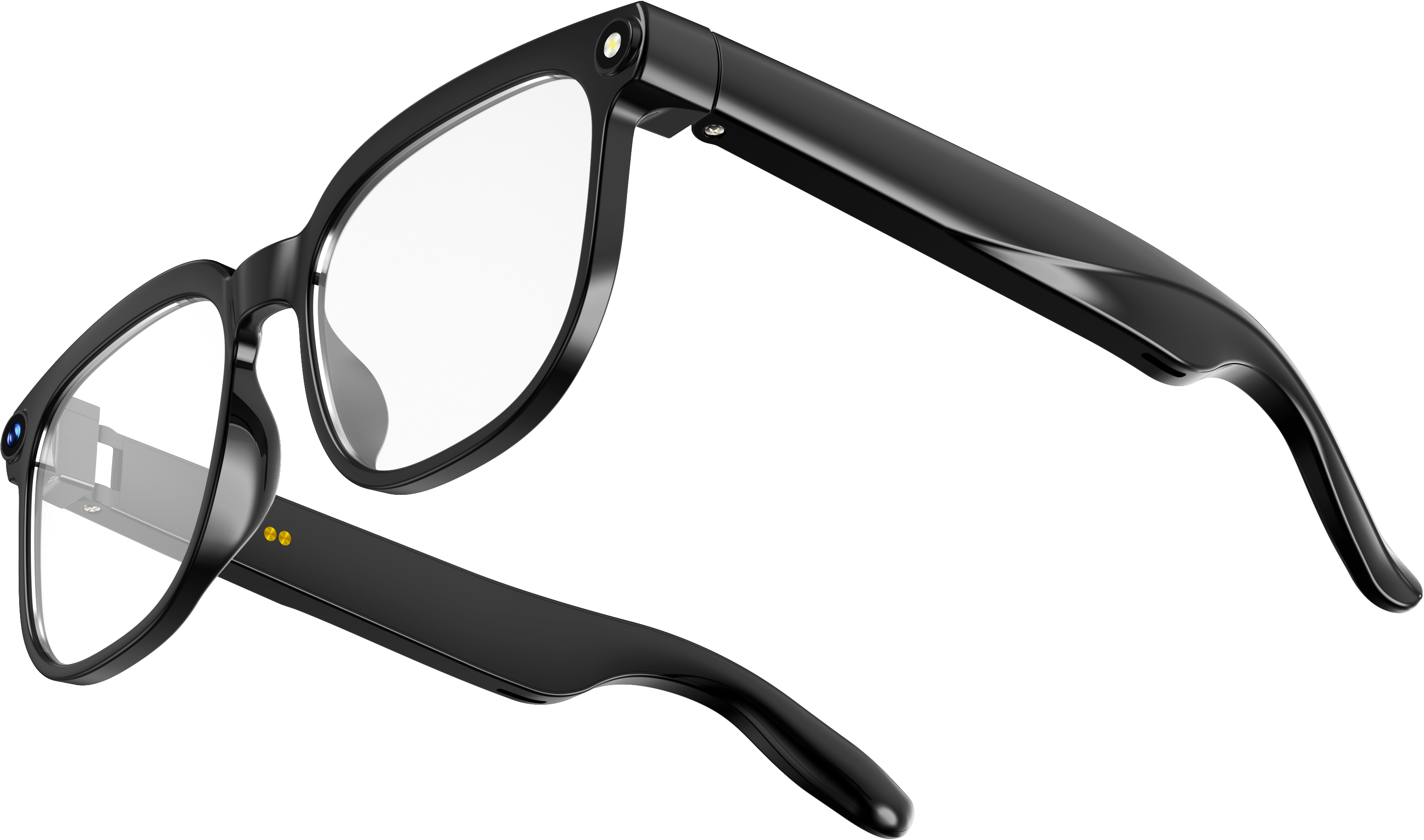 AI Smart Glasses with 8MP Camera, Optical Stabilization, AI Voice Assistant, Translation & Bluetooth Audio