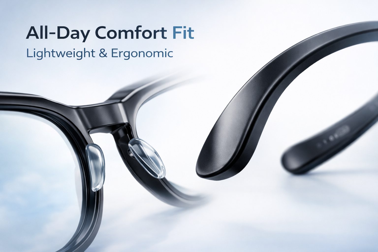 Morrison AI Smart Glasses 8MP Camera Bluetooth Voice Control HD POV Video Recording Smart Eyewear