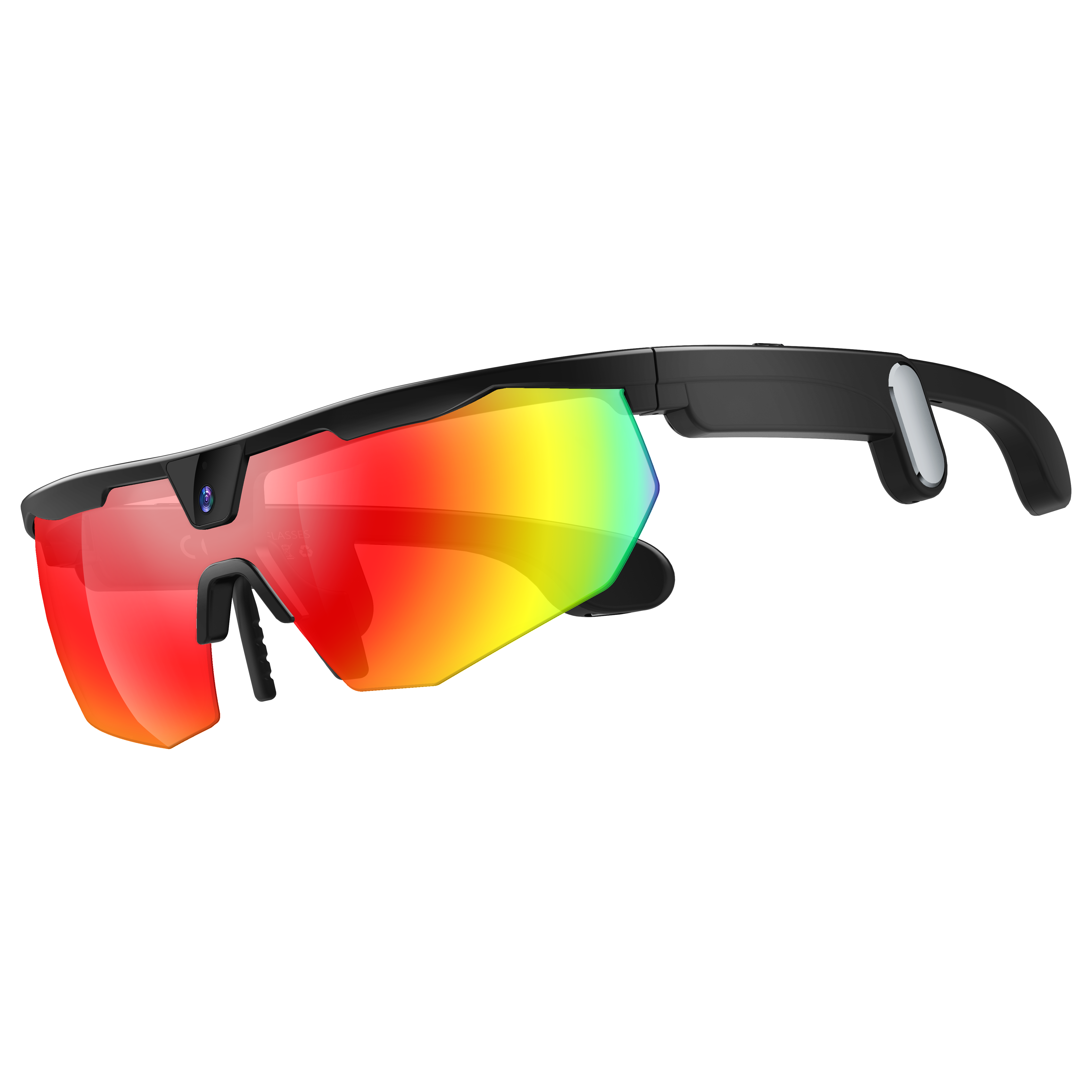 AI Smart Glasses for Outdoor Shooting – 8MP Camera, Optical Stabilization, UV400 Sunglasses, WiFi Transfer, AI Voice, Translation, OEM Support