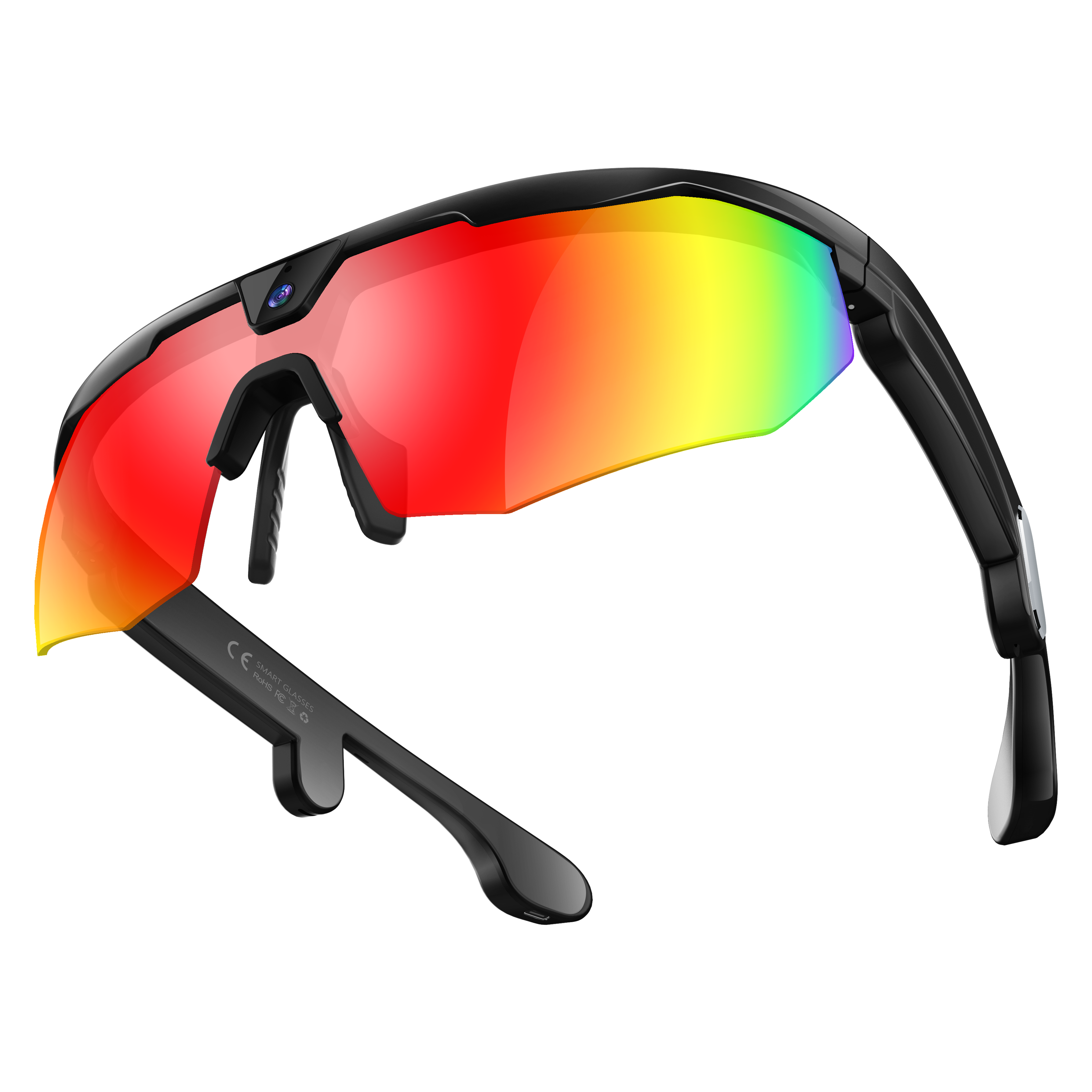 AI Smart Glasses for Outdoor Shooting – 8MP Camera, Optical Stabilization, UV400 Sunglasses, WiFi Transfer, AI Voice, Translation, OEM Support