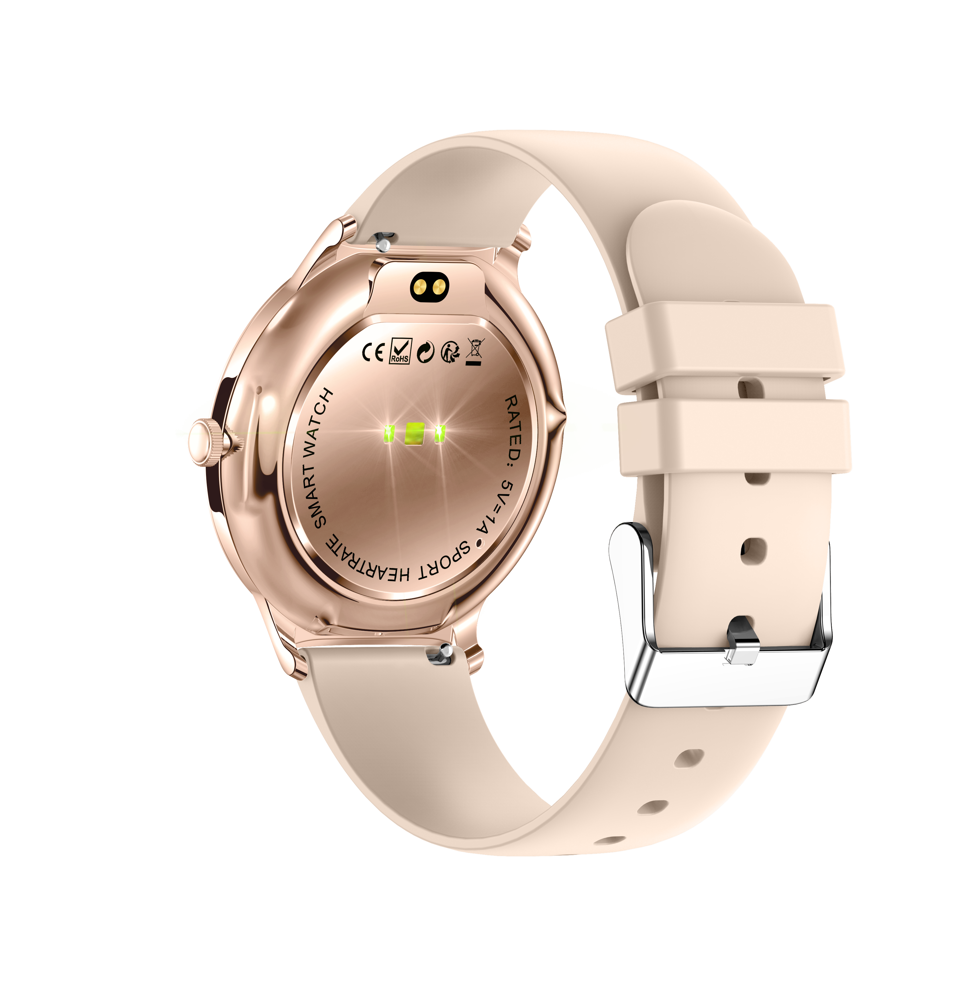 Luxury 1.43-inch AMOLED Women's Smartwatch, Ultra-Thin Zinc Alloy Body, Butterfly Dial, IP68 Waterproof