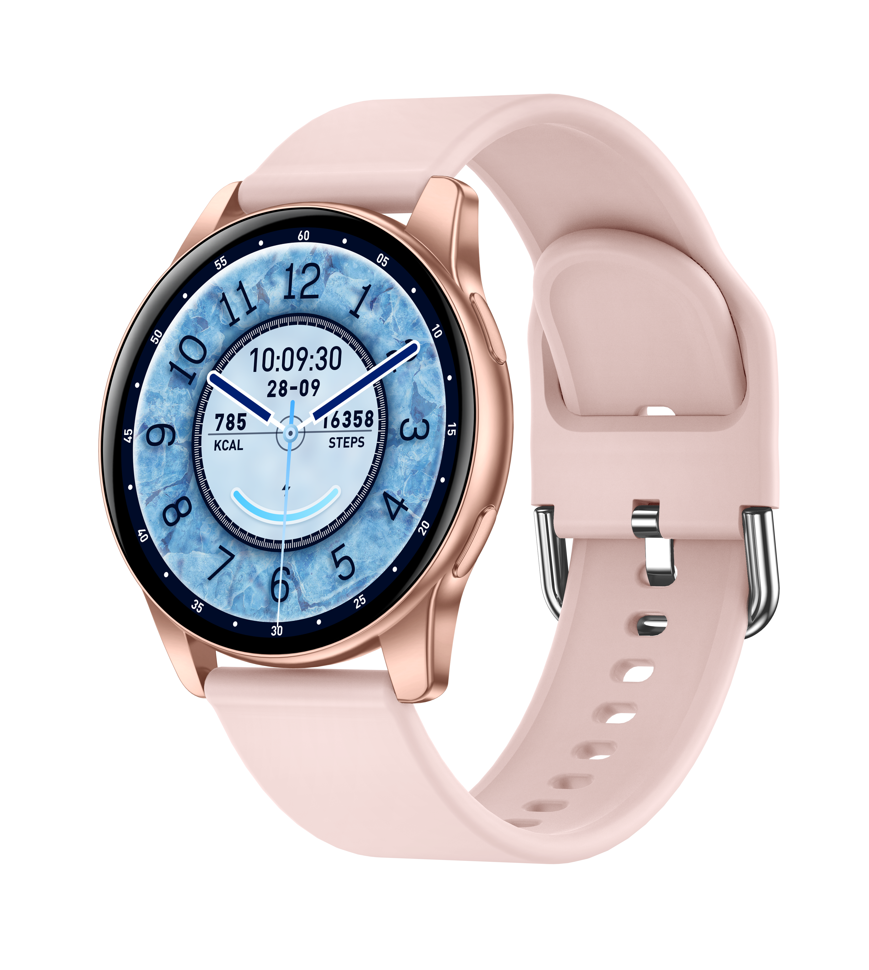 Women’s Smart Watch 1.38” HD Display, Classic Samsung Dual Button, IP68 Waterproof, Heart Rate Blood Oxygen Monitoring, Pink