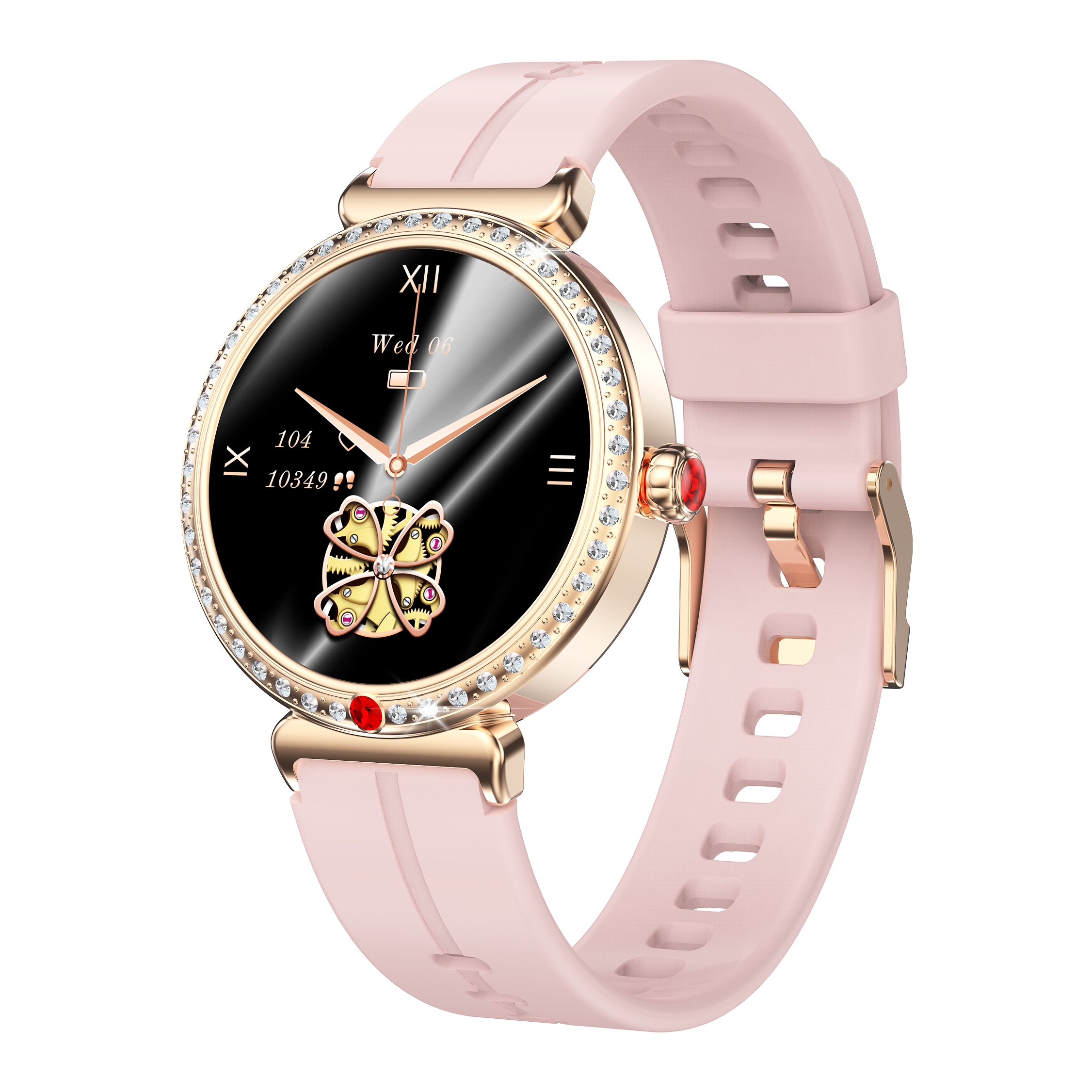 Luxury Women's Round Smart Watch, 1.28