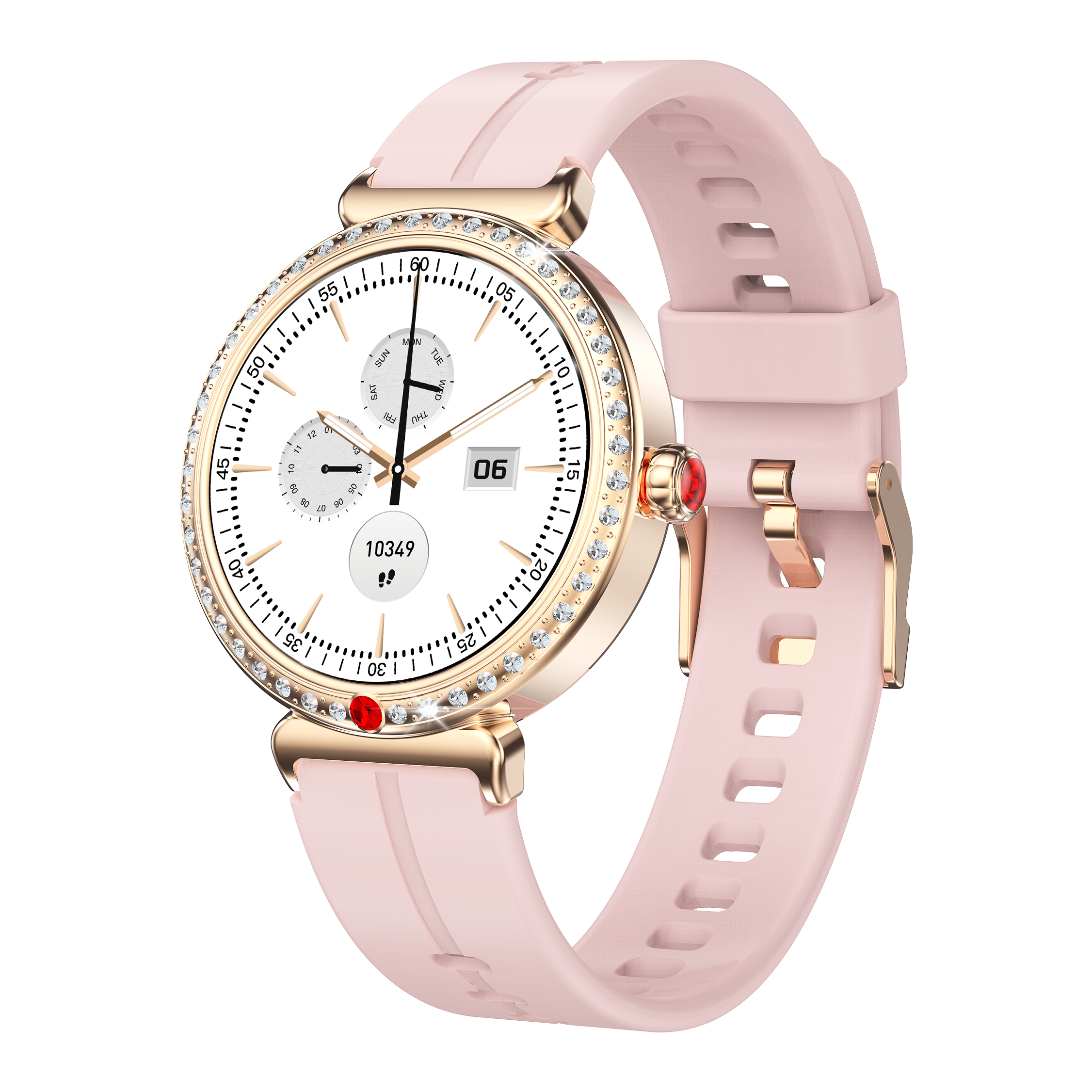 Luxury Women's Round Smart Watch, 1.28