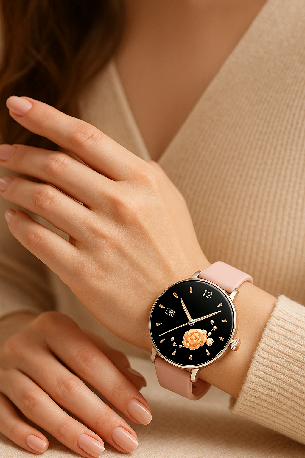 Why Are Round Women Smart Watches So Popular? Focusing on IP68 Waterproof, Slim & Elegant Features