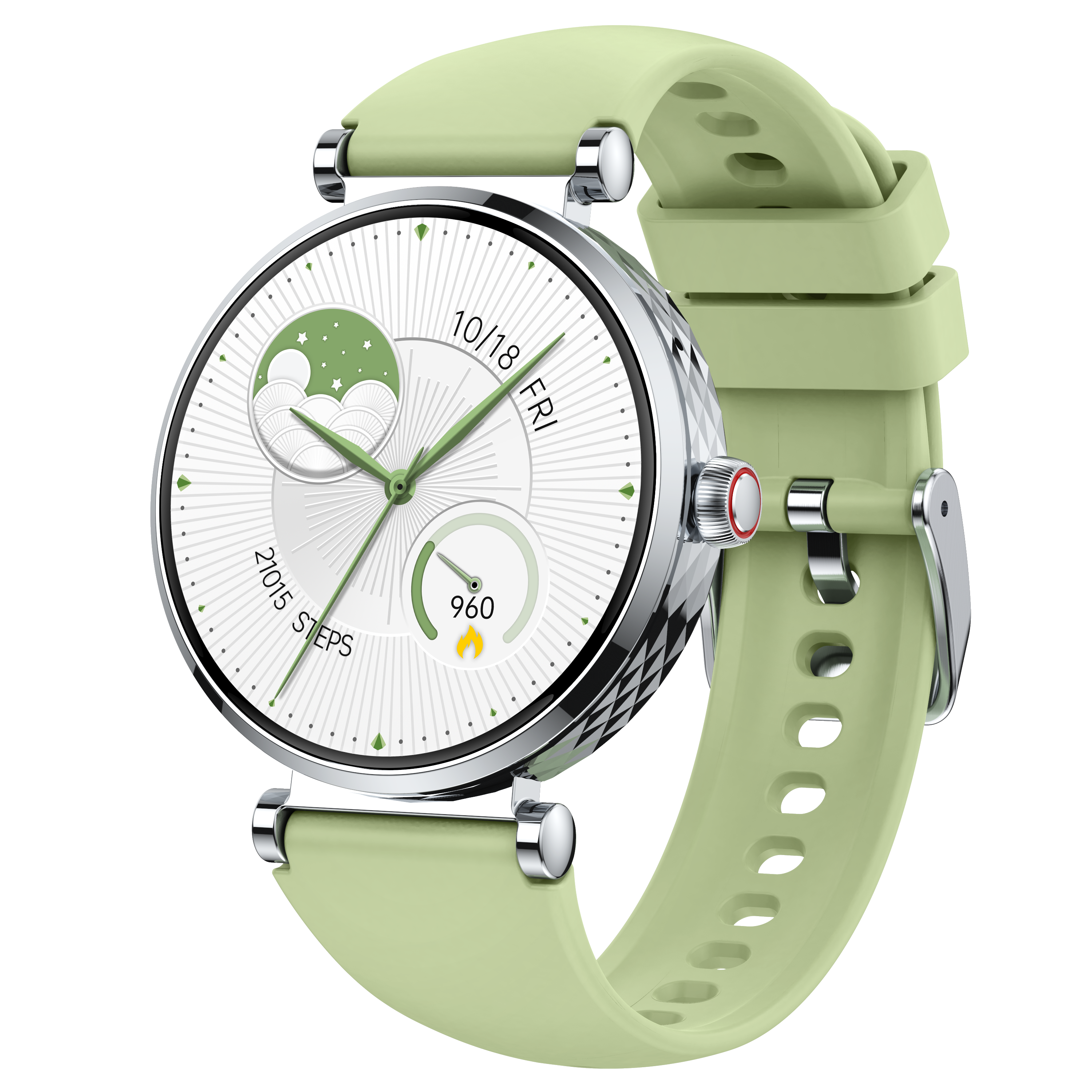 Elegant Women’s Smartwatch with AMOLED Display, Call & Health Features – Waterproof & Stylish