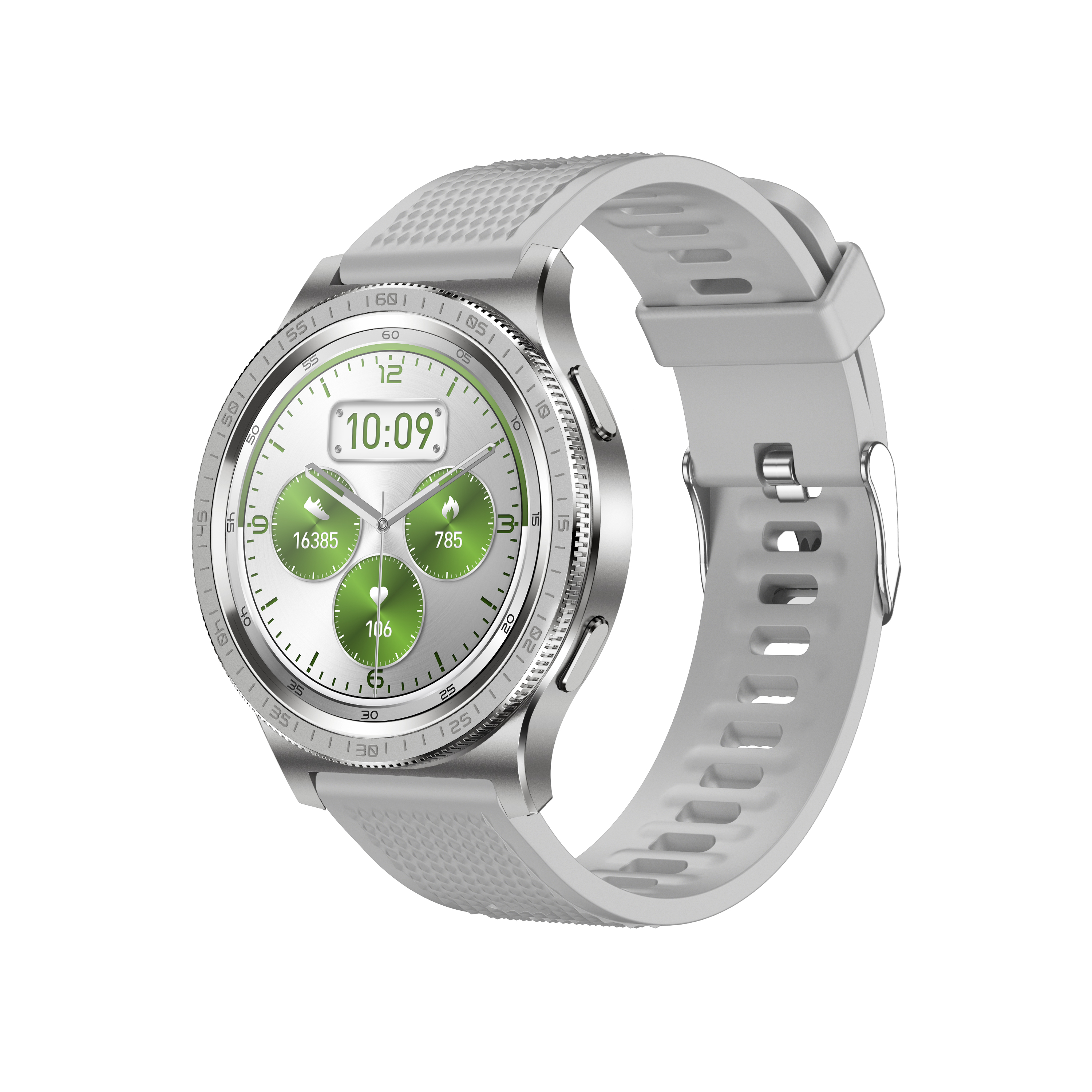 Premium Men's Business Sport Smartwatch with AMOLED Display and Rotating Bezel