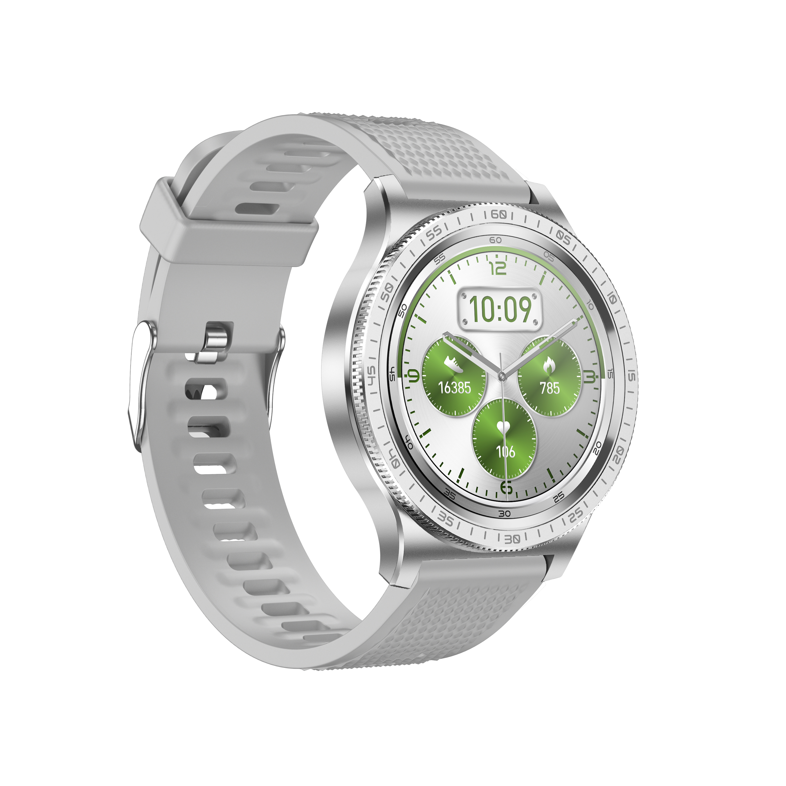 Premium Men's Business Sport Smartwatch with AMOLED Display and Rotating Bezel