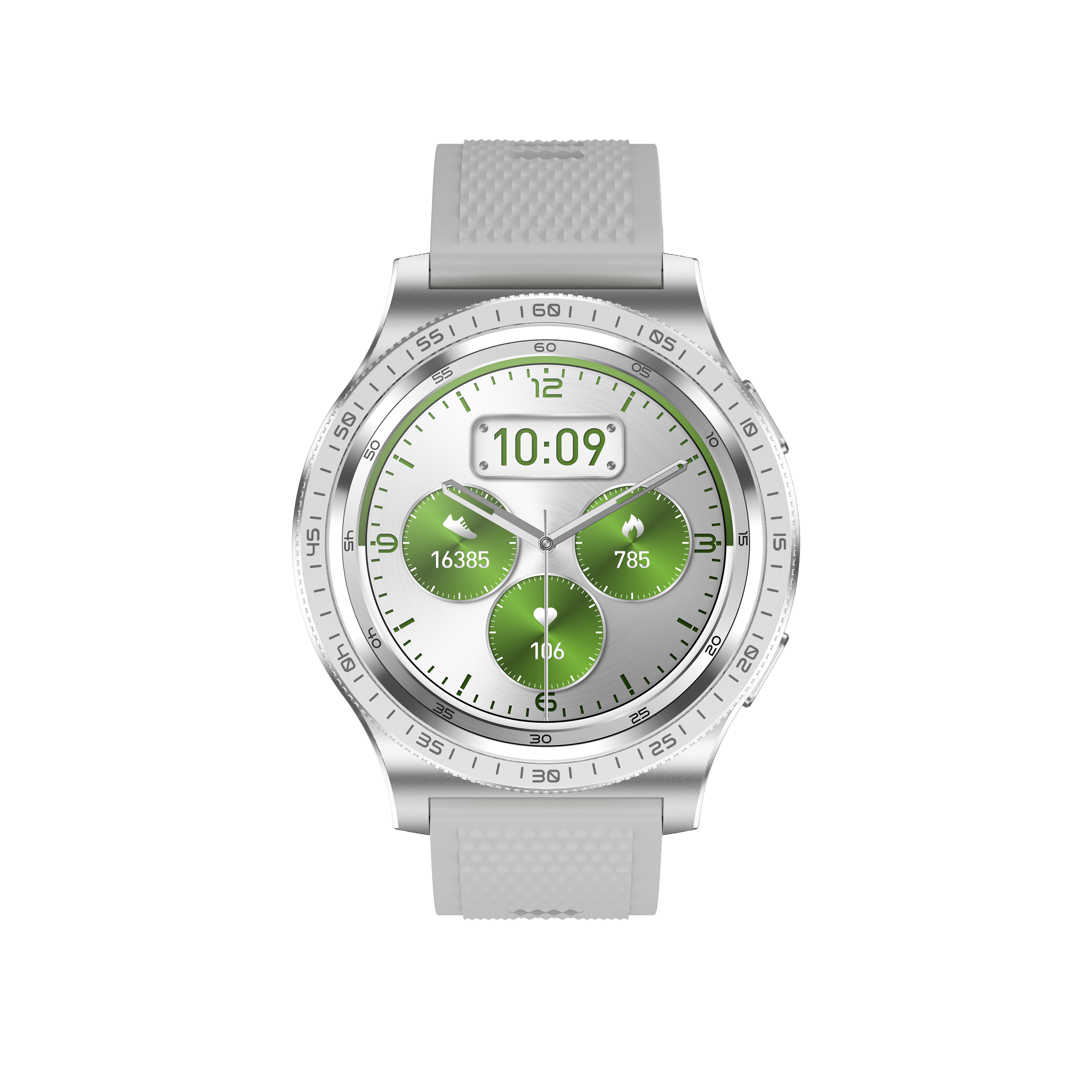 Premium Men's Business Sport Smartwatch with AMOLED Display and Rotating Bezel