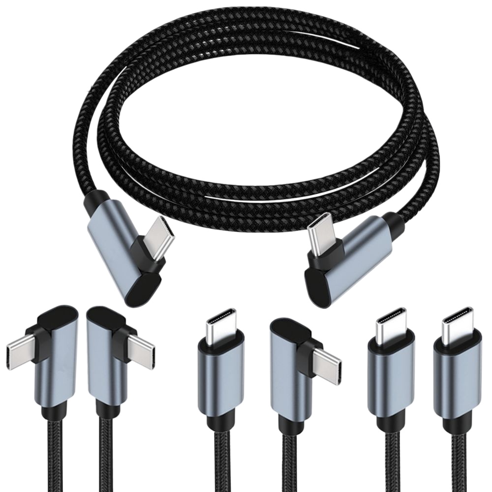USB3.0 Type-C Male to Male Cable 5Gbps 5V2A 60W Aluminum Shell Braided Data & Charging Cable