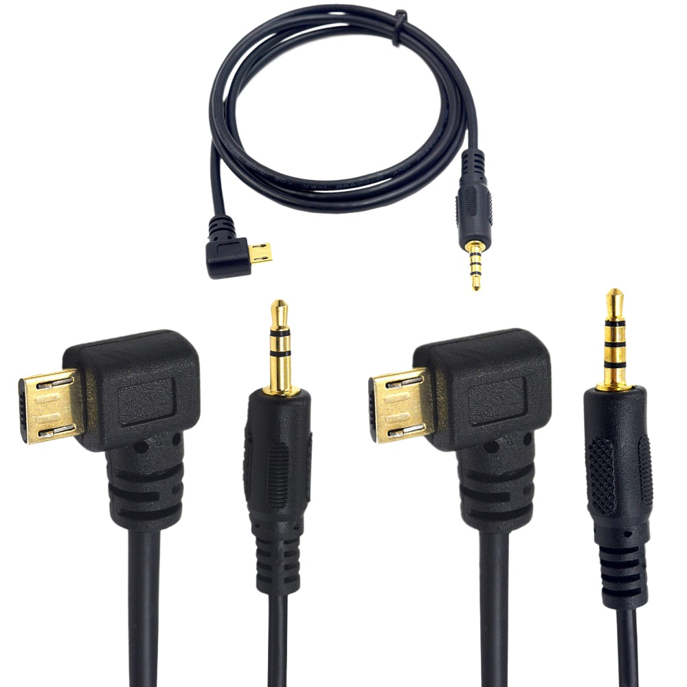 Gold-plated Micro USB to 3.5mm Male Audio Adapter Cable, Car USB to 3.5mm Audio Cable for Mobile Phones and Speakers