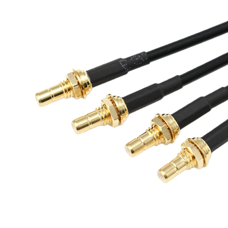 Vehicle-Mounted Gold-Plated Copper Connector Female, Special FAKRA Plug for Automotive Modification Wiring Harness & Electrical Connection