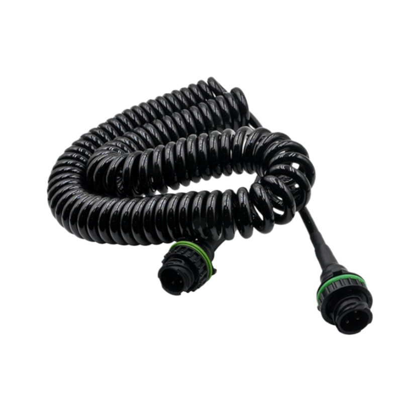 Special-Purpose Reverse Image Rearview Extension Cable for Dongfeng Flagship Trailers, 3-Core Video Spring Cable Suitable for Tianlong & Tianjin Models