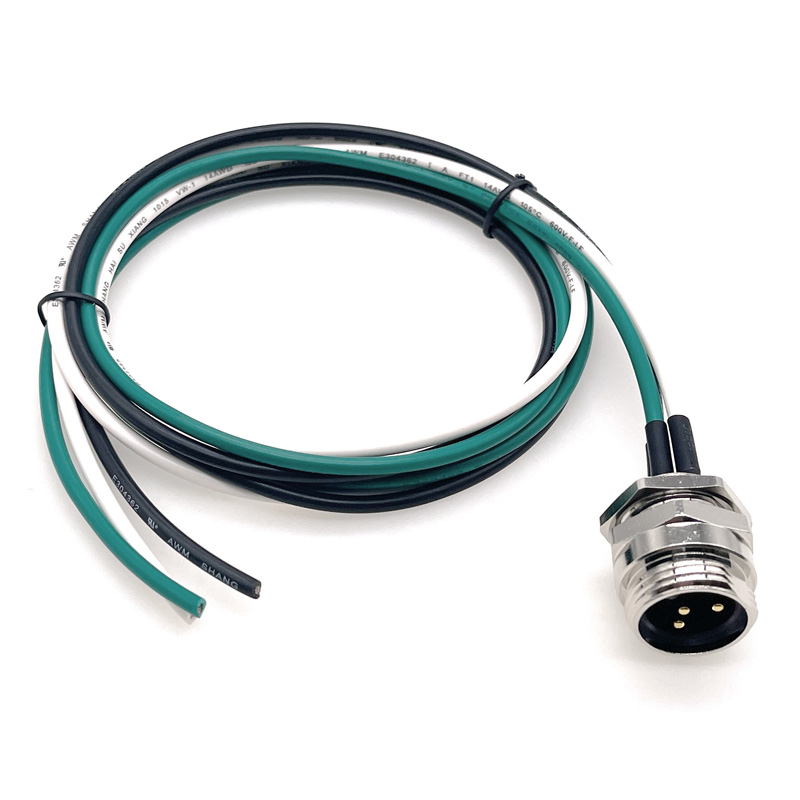 IP67-IP68 Waterproof 3-Pin Male Panel Mount Circular Connector | High-Power Industrial & Rail Transit Panel Connector