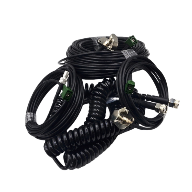 J7 Reverse Image Connection Cable, Trailer Surveillance Video Spring Cable, T7 Original Vehicle Coaxial Extension Cable, HD Video Cable