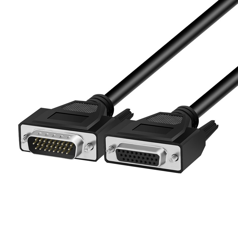 26-Pin Industrial Control Cable, HDB26 Male-to-Female Engineering Data Cable, 3-Row 26-Pin Terminal Block Industrial Data Cable