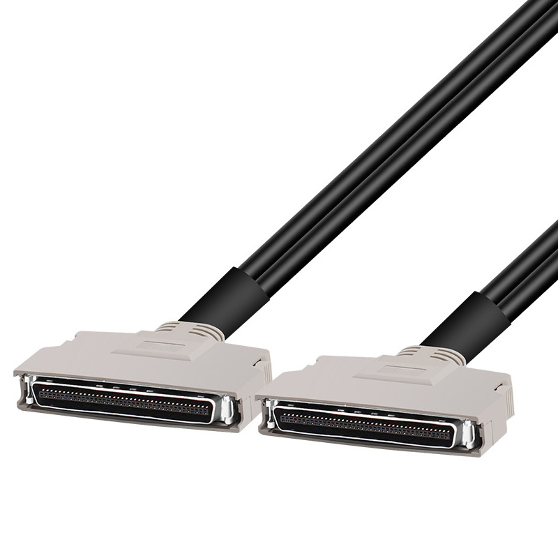 Push-type SCSI-CN80 Connection Cable, Signal Cable, SCSI-CN80 Industrial Control Cable, Data Cable, High-Density Connection Cable