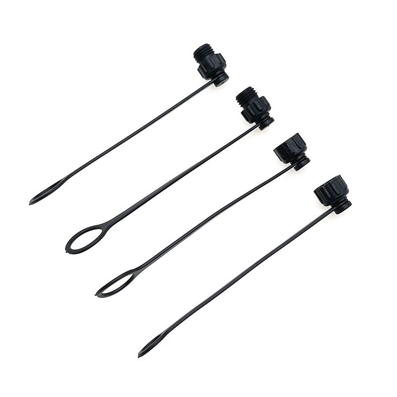 M8 Dust Cap with Chain, M8 Aviation Socket Dust Cover, M8 Series Male-Female Plastic Waterproof Plug