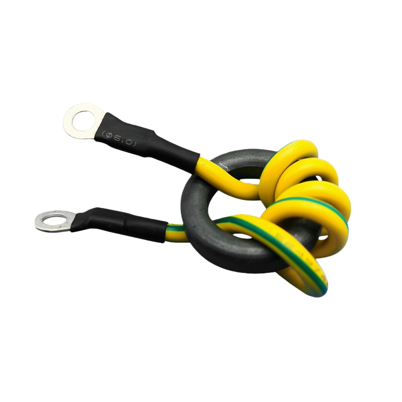 16AWG Grounding Wire, Yellow-green Bicolor Double-ended Connection Cable, Security Connector Grounding Wire Component Power Supply