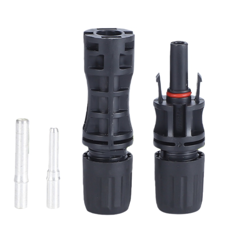 1500V 30A Tinned MC4 PV Connector, Male-Female Plug for Solar Combiner Boxes