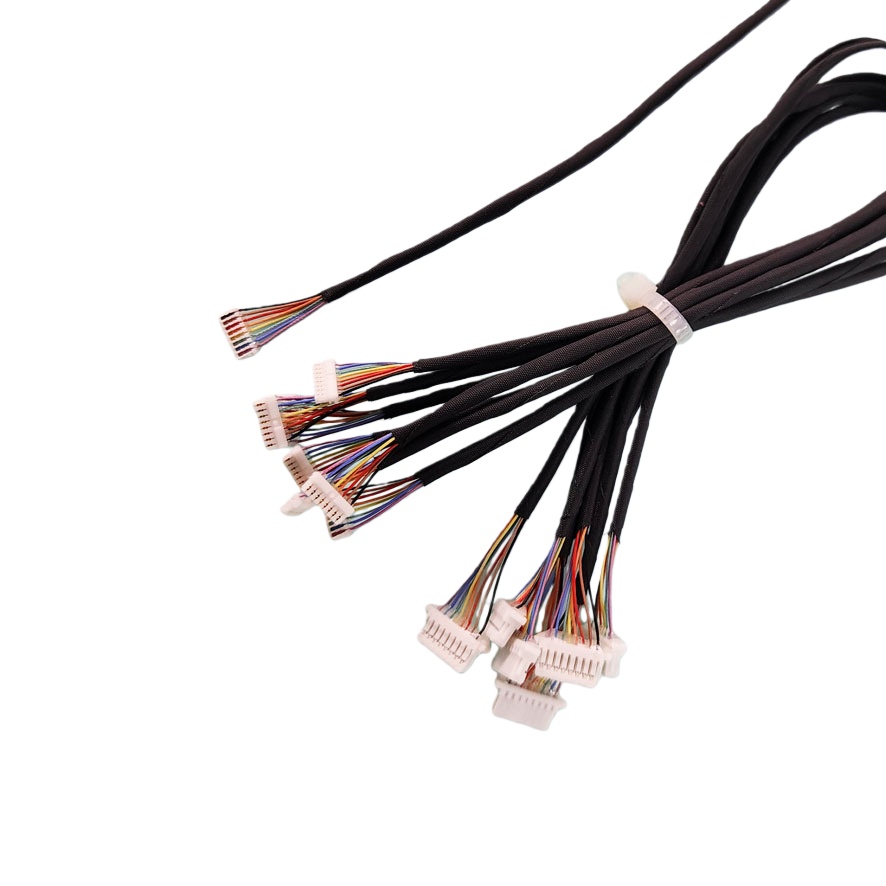 0.8mm Piercing Wire, SH1.0 Terminal Wire, 0.8mm Piercing Connector to SH1.0 Connector, Fingerprint Lock Terminal