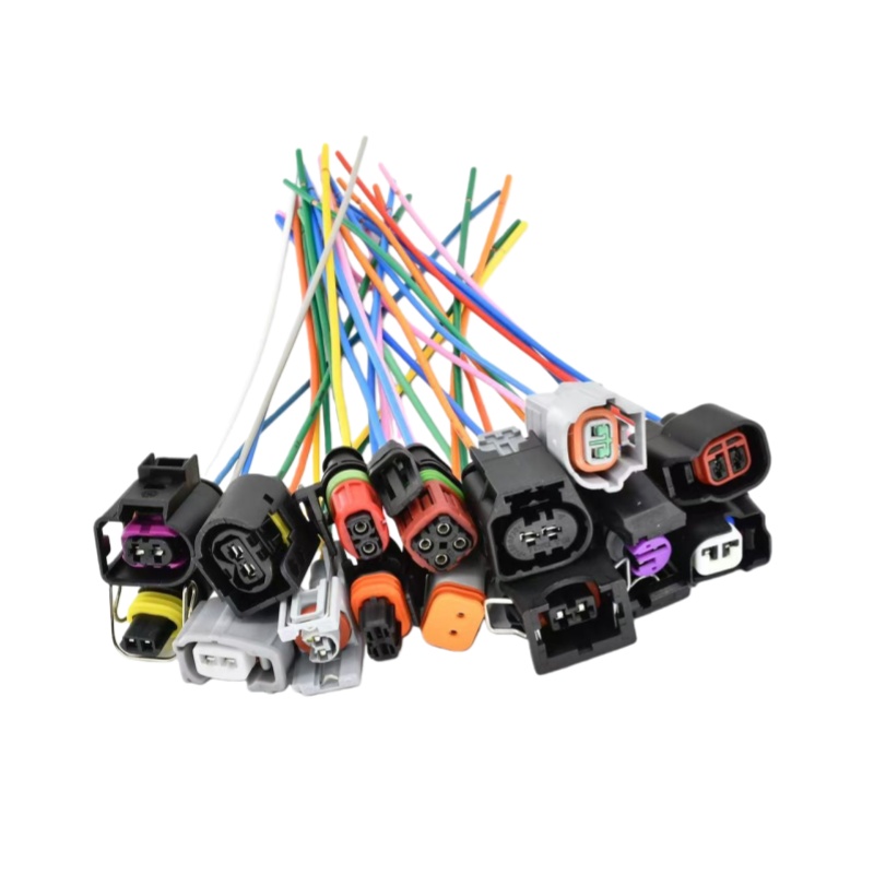 Fuel Injector Plug, Fuel Injector Nozzle Socket - Waterproof Fuel Injector Sensor Plug for Hyundai, Ford, Delphi (Fit for New & Old Models)