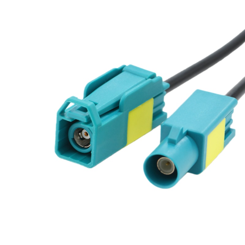 Automotive Wiring Harness, FAKRA Female Connector Cable Assembly, Silicone High-Temperature Resistant, Stable Performance Vehicle-Mounted Accessory