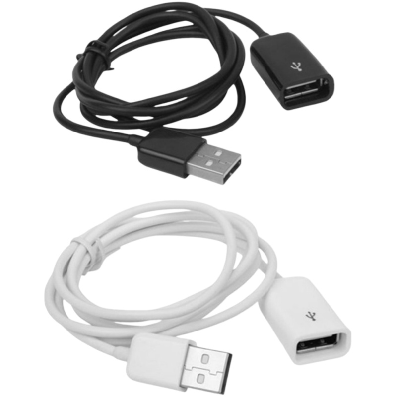 USB Cable, USB Extension Cable, USB 2.0 Pearlescent Shell Data & Charging Cable, USB AM/AF Cable, 1m