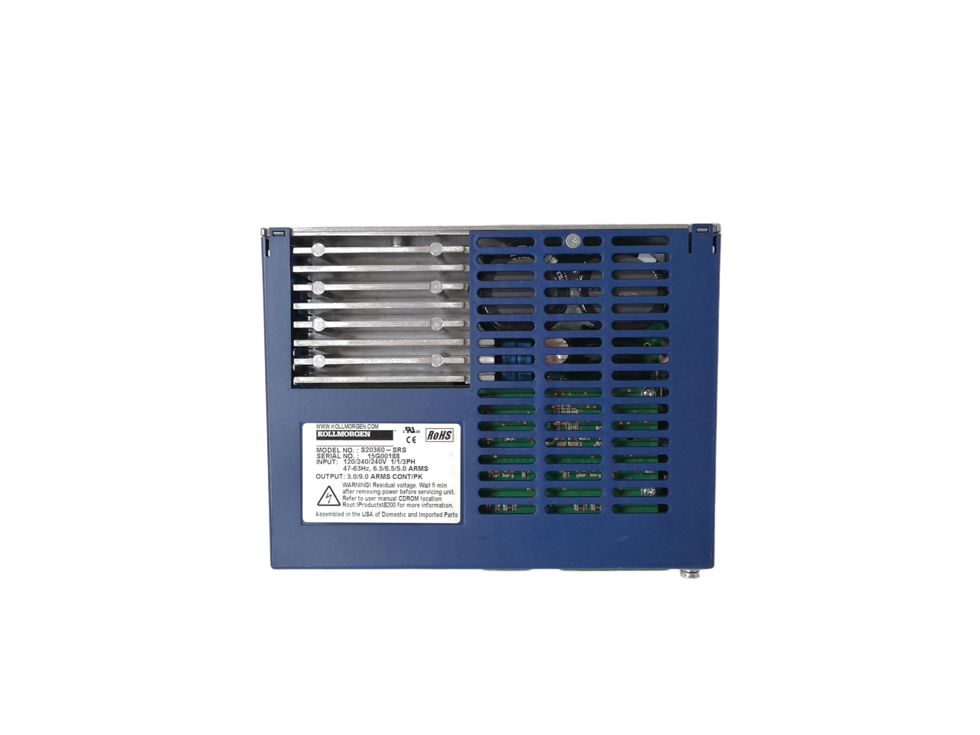 Danaher Motion S20630-CNS - Servo Kollmorgen S200 Series