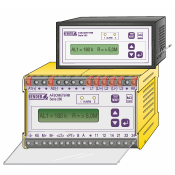 BENDER ISOMETER ®  IRDH265/365 series insulation monitoring equipment