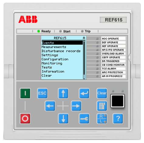 ABB Relion ®  615 series RED615 line differential protection and control device