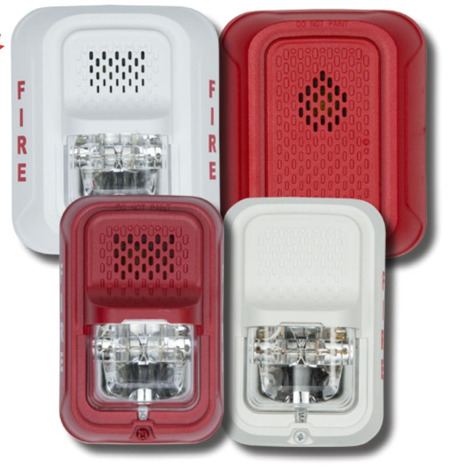 Honeywell System Sensor L-Series Wall Mounted Sound and Light Alarm Equipment