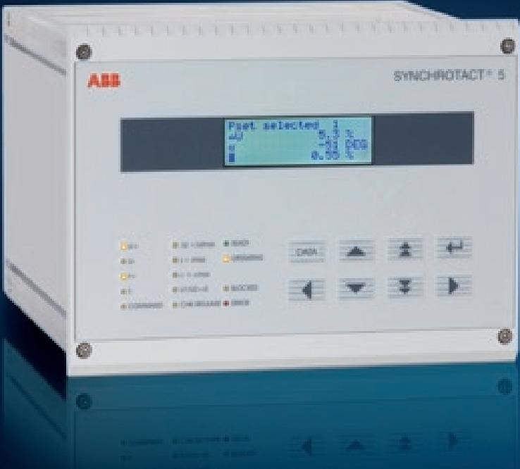 ABB SYNCHROTACT ®  5 synchronous devices