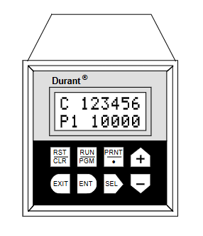 Durant Ambassador Series 5760X-405 Counting Controller Operating Instructions