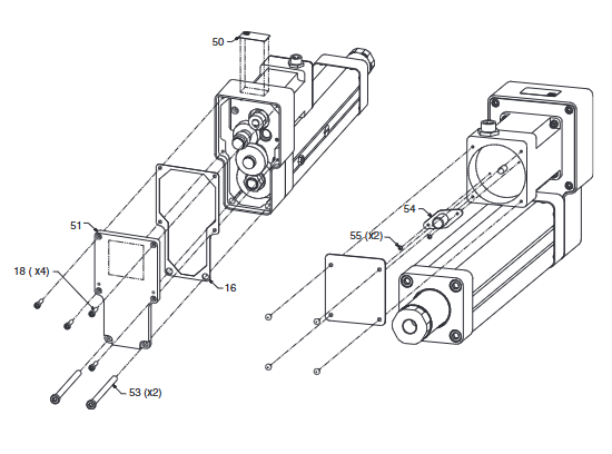 KOLLMORGEN IDC EC series electric cylinder