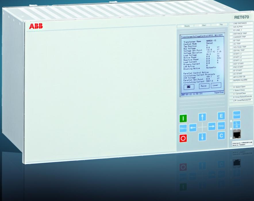 ABB RET670 Transformer Protection Device