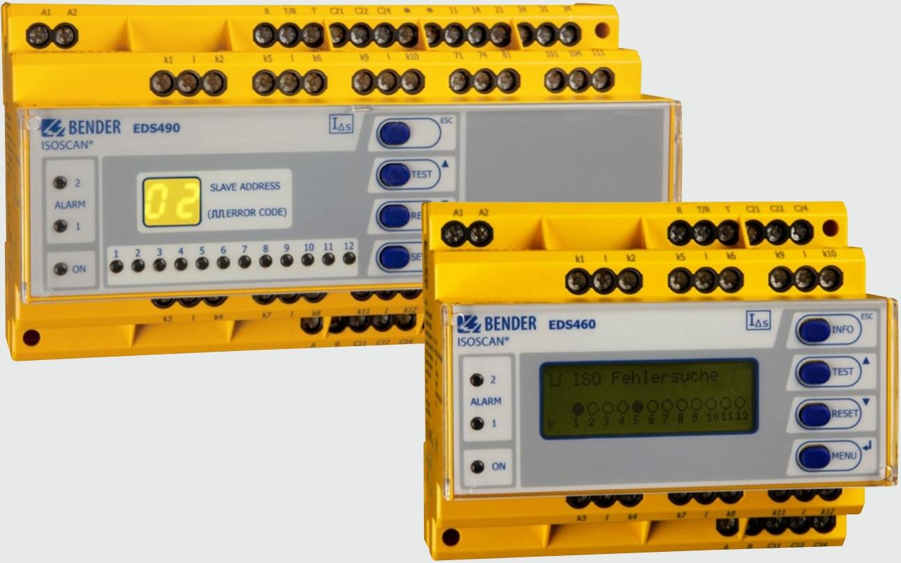 BENDER ISOSCAN ®  EDS460/490-EDS461/491 series