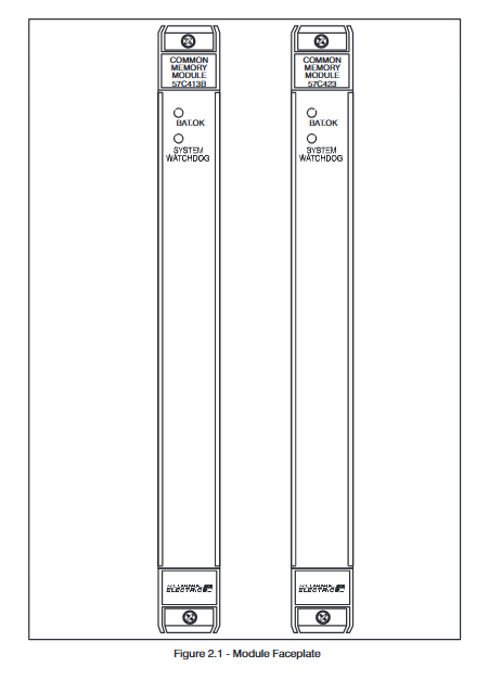 Reliance 57C413B/57C423 common memory module