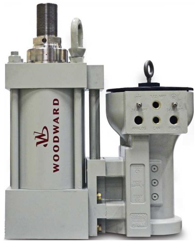 WOODWARD VariStroke-I (VS-I) electro-hydraulic actuator