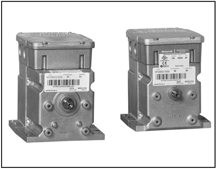 HONEYWELL Series 61 and Series 62 Modutrol IV™ Motors