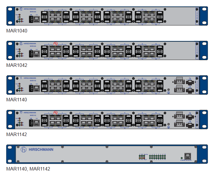 HIRSCHMANN MACH1040 Series Full Gigabit Industrial Ethernet Reinforced Switch