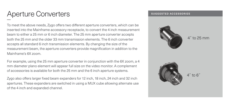 Zygo’s Guide to Typical Interferometer Setups